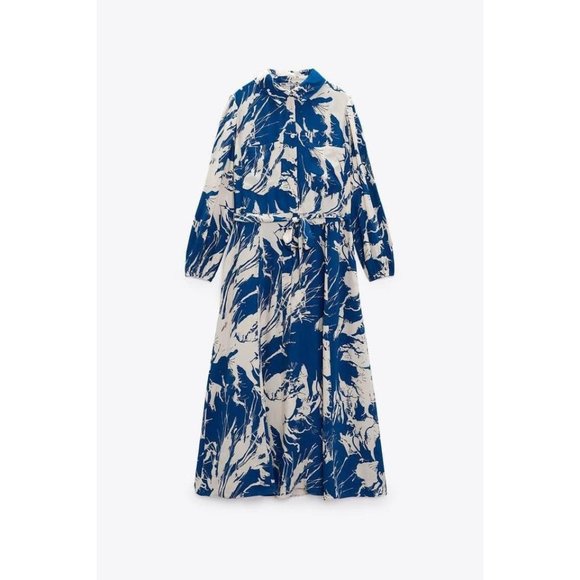 Zara Dresses & Skirts - ZARA Printed Maxi Dress Size XS